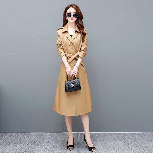 women's leather & faux large size 3xl pu clothing female 2021 jacket women coats long slim spring and autumn motorcycle coat, Black
women's leather & faux large size 3xl pu clothing female 2021 jacket women coats long slim spring and autumn motorcycle coat, Black