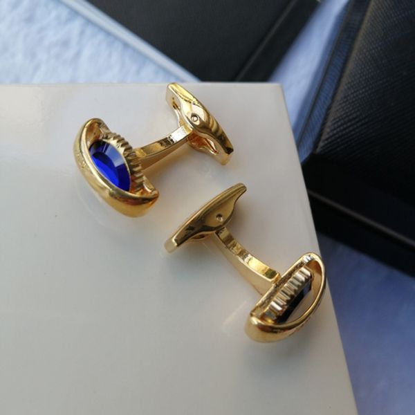 car_8 luxury cuff links men's brand logo blue gem shirt cufflinks festival gift, Silver
car_8 luxury cuff links men's brand logo blue gem shirt cufflinks festival gift, Silver