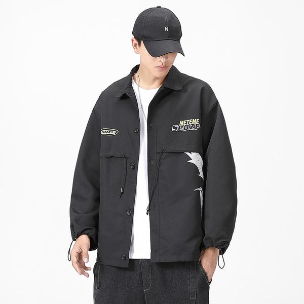 men's jackets casual england style 2021 spring autumn cargo black jacket brand clothes plus oversize jk006, Black;brown
men's jackets casual england style 2021 spring autumn cargo black jacket brand clothes plus oversize jk006, Black;brown