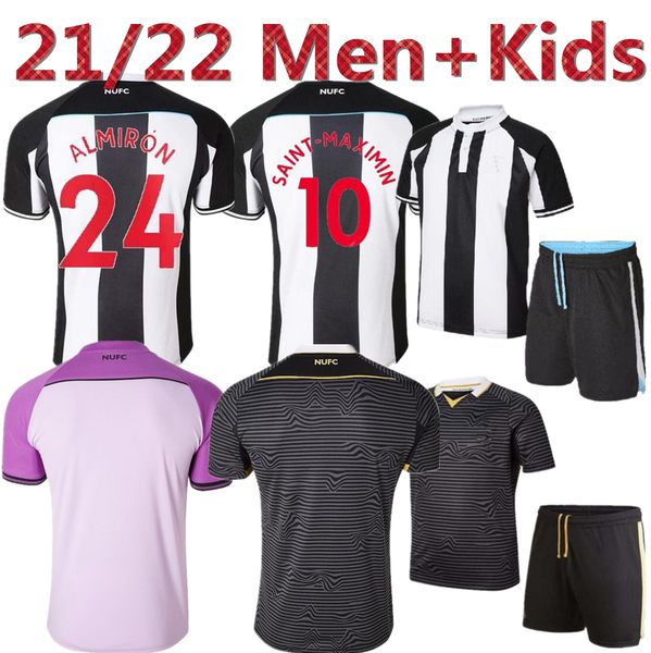 21 22 newcastle united home away soccer jerseys shelvey almiron 2021 2022 joelinton football shirt ritchie gayle maximin men + kids kits set, Black;yellow
21 22 newcastle united home away soccer jerseys shelvey almiron 2021 2022 joelinton football shirt ritchie gayle maximin men + kids kits set, Black;yellow