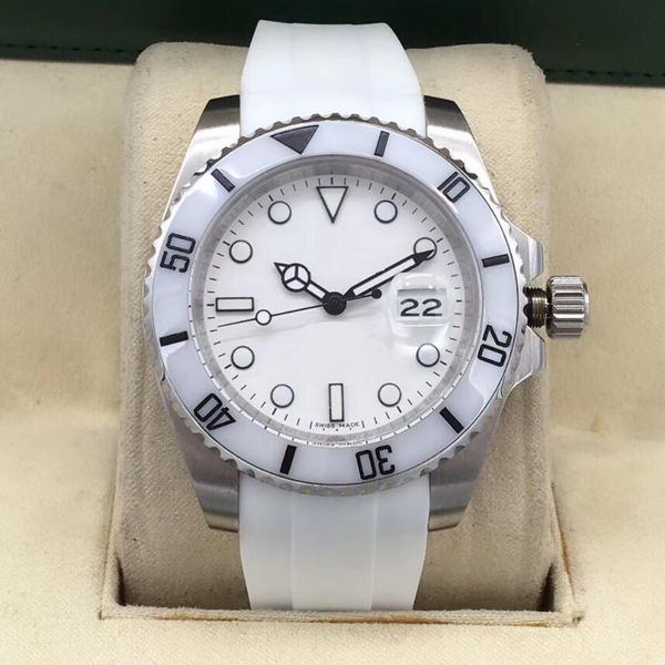 2021 models 41mm rubber automatic mechanical mens watch 6 colors sapphire crystal men watches, Slivery;brown
2021 models 41mm rubber automatic mechanical mens watch 6 colors sapphire crystal men watches, Slivery;brown