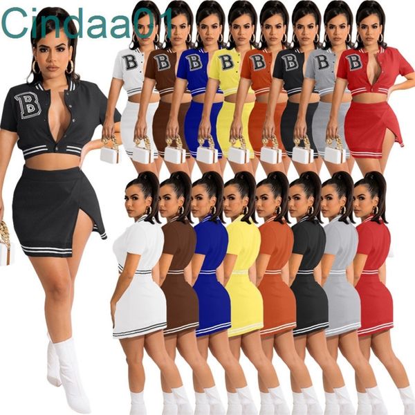 women tracksuits two piece dress designer 2022 spring summer popular letters printed baseball suit high waist split skirt 8 colours, Gray
women tracksuits two piece dress designer 2022 spring summer popular letters printed baseball suit high waist split skirt 8 colours, Gray