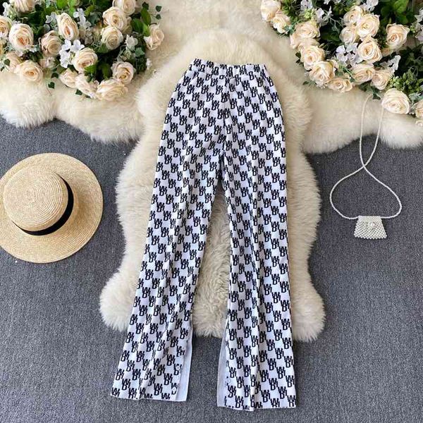 women's pants & capris high waist wide leg for women letters printed split trousers loose full length spring streetwear female aut, Black;white
women's pants & capris high waist wide leg for women letters printed split trousers loose full length spring streetwear female aut, Black;white