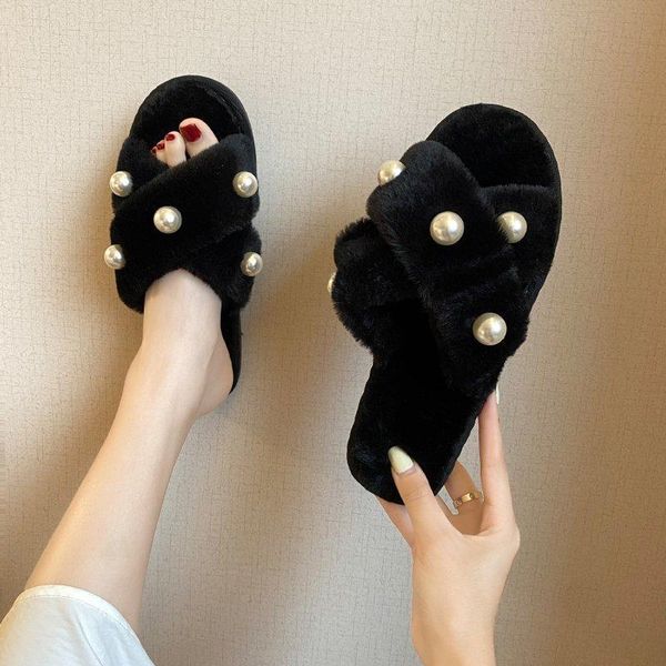 sandals bead decoration women slippers square toe slides summer fashion design lady solid color outdoor sandy beach flat shoes, Black
sandals bead decoration women slippers square toe slides summer fashion design lady solid color outdoor sandy beach flat shoes, Black