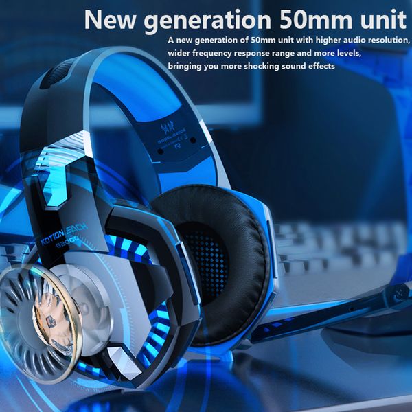Image of 1Game Headphones Gaming Headsets Bass Stereo Over-Head Earphone Casque PC Laptop Microphone Wired Headset For Computer PS4 Xbox