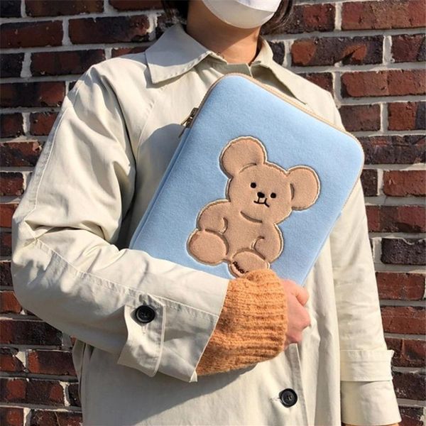 cosmetic bags & cases bear ipad storage bag 11 13 15inch lapembroidery tablet protective inner sleeve pouch cartoon computer handbag
cosmetic bags & cases bear ipad storage bag 11 13 15inch lapembroidery tablet protective inner sleeve pouch cartoon computer handbag