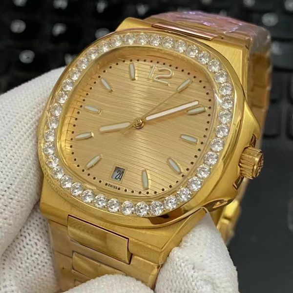 luxury diamond ring men's watch gold stainless steel strap full automatic date sapphire surface, Slivery;brown
luxury diamond ring men's watch gold stainless steel strap full automatic date sapphire surface, Slivery;brown
