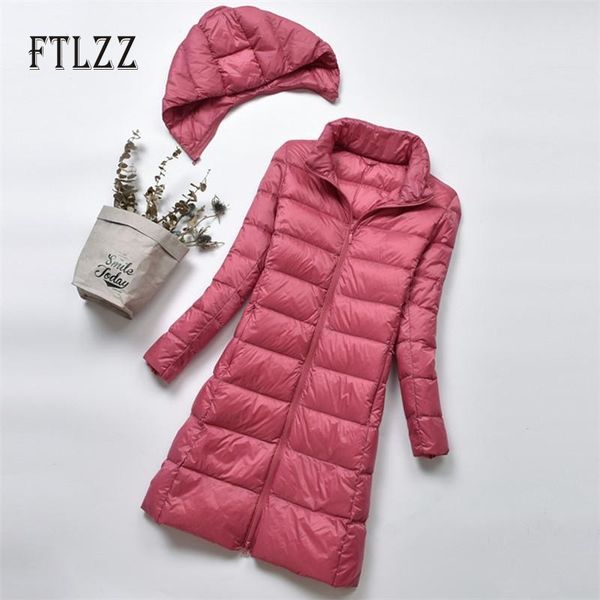 autumn winter thin down jacket women slim meidum long hooded hat white duck coat mujer female plus size parka outwear 210602, Black
autumn winter thin down jacket women slim meidum long hooded hat white duck coat mujer female plus size parka outwear 210602, Black