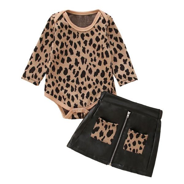clothing sets 2021 3-24m casual infant girl clothes set leopard print round neck long sleeve knitted romper sweater+pockets zipper pu skirt, White
clothing sets 2021 3-24m casual infant girl clothes set leopard print round neck long sleeve knitted romper sweater+pockets zipper pu skirt, White