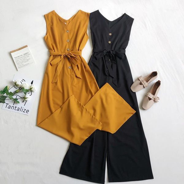 women's jumpsuits & rompers 2021 clothing fashion summer clothes romper overalls for women jumpsuit sleeveless ankle length1, Black;white
women's jumpsuits & rompers 2021 clothing fashion summer clothes romper overalls for women jumpsuit sleeveless ankle length1, Black;white