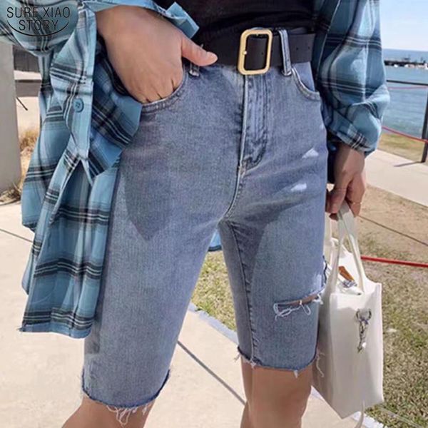 skinny lady knee length pants spodenki summer blue denim shorts streetwear elastic jeans women ripped for 104201
skinny lady knee length pants spodenki summer blue denim shorts streetwear elastic jeans women ripped for 104201