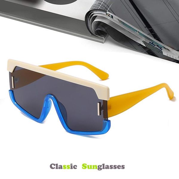 sunglasses outdoor gradient one piece lens men's and women's uv400 protection sun glasses, White;black
sunglasses outdoor gradient one piece lens men's and women's uv400 protection sun glasses, White;black