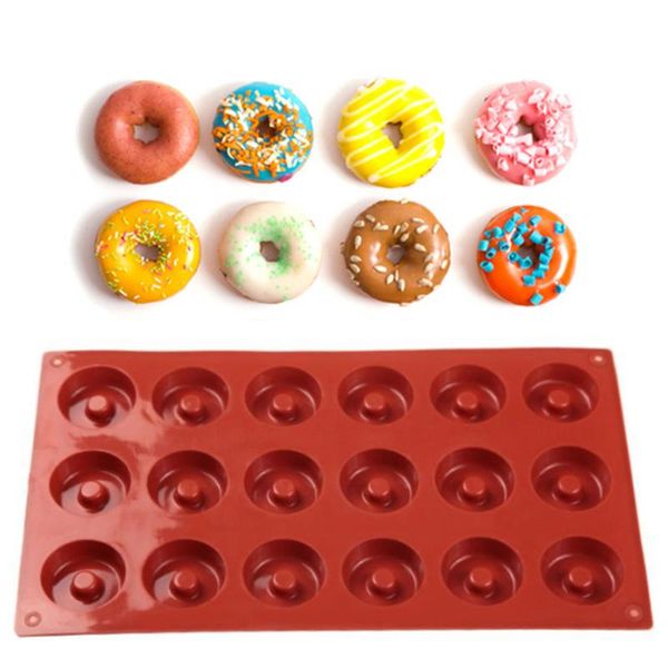 baking moulds 3d donuts mold diy 18 holes silicone cake chocolate non stick pastry maker kitchen gadget for dessert candy
baking moulds 3d donuts mold diy 18 holes silicone cake chocolate non stick pastry maker kitchen gadget for dessert candy