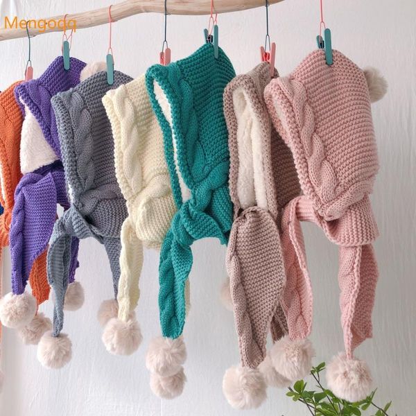 caps & hats knit short plush hooded scarf kids hat child winter warm protection ear pom cap scarves girls boy accessories, Yellow
caps & hats knit short plush hooded scarf kids hat child winter warm protection ear pom cap scarves girls boy accessories, Yellow