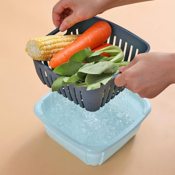 double-layer drain basket lid refrigerator crisper multifunctional square washing fruit vegetable storage kitchen accessorie bottles & jars
double-layer drain basket lid refrigerator crisper multifunctional square washing fruit vegetable storage kitchen accessorie bottles & jars