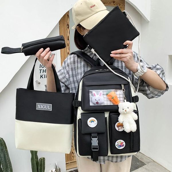 school bags fashion women backpack kawaii bag mochila cute bookbag for teenager girls waterproof travel backbag rucksack 2021
school bags fashion women backpack kawaii bag mochila cute bookbag for teenager girls waterproof travel backbag rucksack 2021