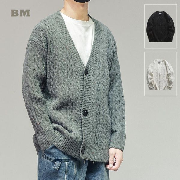 men's sweaters korean fashion casual v-neck cardigan college style knitted sweater men streetwear autumn winter japanese harajuku coupl, White;black
men's sweaters korean fashion casual v-neck cardigan college style knitted sweater men streetwear autumn winter japanese harajuku coupl, White;black