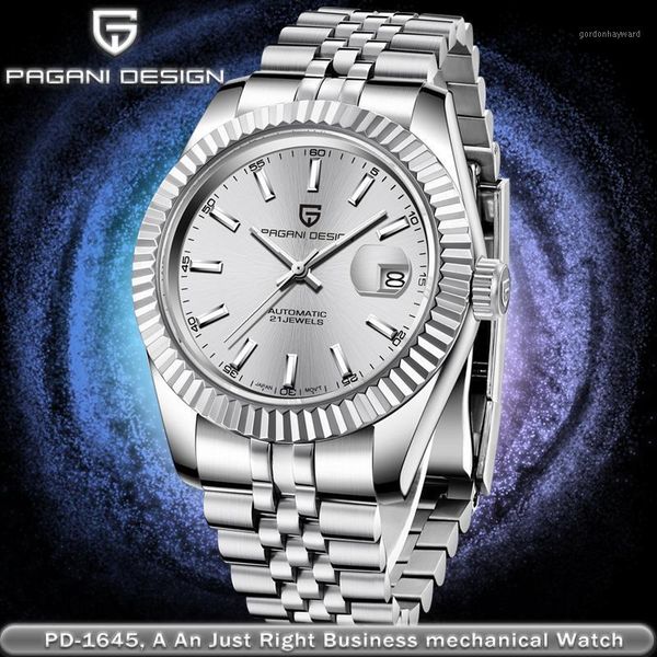 wristwatches pagani design waterproof men's watches sapphire stainless steel men watch business mechanical, Slivery;brown
wristwatches pagani design waterproof men's watches sapphire stainless steel men watch business mechanical, Slivery;brown