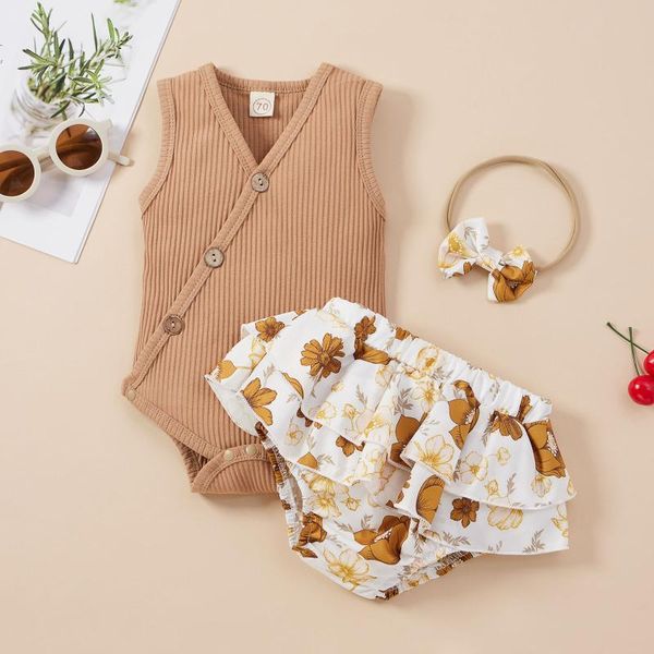 clothing sets 0-18m born baby girls summer outfits clothes ruffles solid ribbed bodysuit romper+print shorts headband 3pcs, White
clothing sets 0-18m born baby girls summer outfits clothes ruffles solid ribbed bodysuit romper+print shorts headband 3pcs, White
