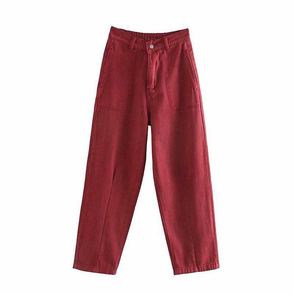 women's pants & capris casual loose wide legs solid women harm vintage high waist ladies straight trousers denim red bottoms, Black;white
women's pants & capris casual loose wide legs solid women harm vintage high waist ladies straight trousers denim red bottoms, Black;white
