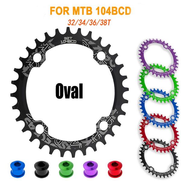 bike heels & chainwheels 104bcd oval chain wheel narrow wide chainring mtb bolts mountain bicycle 32t 34t 36t 38t crankset single tooth
bike heels & chainwheels 104bcd oval chain wheel narrow wide chainring mtb bolts mountain bicycle 32t 34t 36t 38t crankset single tooth