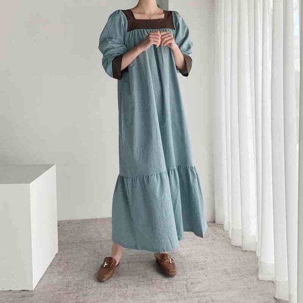 spring loose plus size square collar dresses women fashion contrast color vestidos mujer sweet ruffles long sleeve femme robe 210514, Black;gray
spring loose plus size square collar dresses women fashion contrast color vestidos mujer sweet ruffles long sleeve femme robe 210514, Black;gray