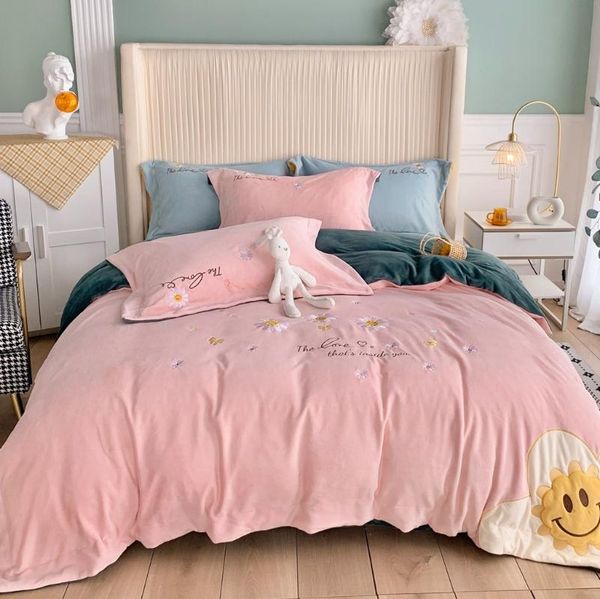 bedding sets michiko children's room thick embroidered crystal velvet four piece set
bedding sets michiko children's room thick embroidered crystal velvet four piece set