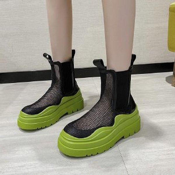 boots pre-sale fashion locomotive women sandals personality design color matching mesh platform shoes, Black
boots pre-sale fashion locomotive women sandals personality design color matching mesh platform shoes, Black