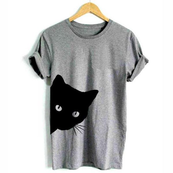 harajuku black punk cartoon womens cat face letter print tee femme casual o neck rock, White
harajuku black punk cartoon womens cat face letter print tee femme casual o neck rock, White