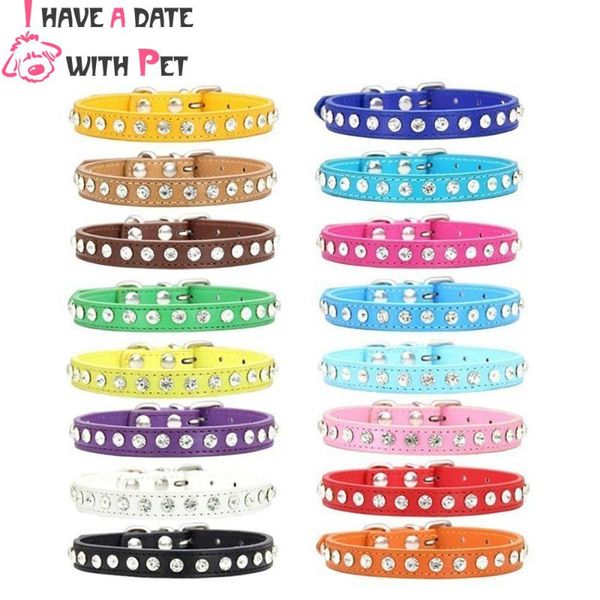 dog collars & leashes personalized rhinestones collar 16 colors pu leather for small puppy chihuahua pink pet strap necklace accessories
dog collars & leashes personalized rhinestones collar 16 colors pu leather for small puppy chihuahua pink pet strap necklace accessories