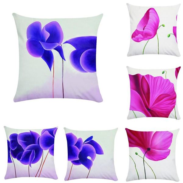 cushion/decorative pillow 45x45cm super soft cushion cover purple and pink flowers poppies polyester cotton home decorative throw covers
cushion/decorative pillow 45x45cm super soft cushion cover purple and pink flowers poppies polyester cotton home decorative throw covers
