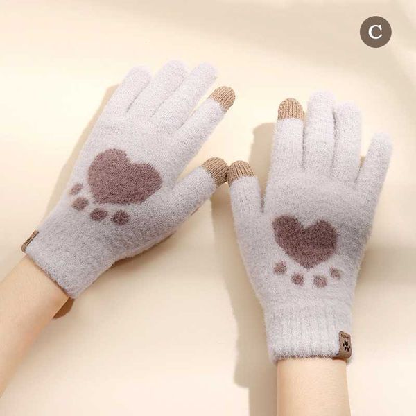 five fingers gloves 1 pair of autumn winter women' touchscreen cat pattern warm split finger glove cold for bicycle, Blue;gray
five fingers gloves 1 pair of autumn winter women' touchscreen cat pattern warm split finger glove cold for bicycle, Blue;gray
