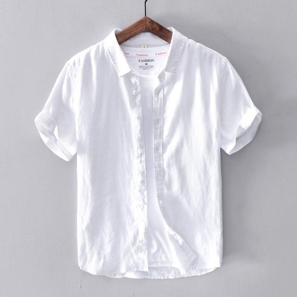men's casual shirts 2021 summer short sleeve camisa de lino hombre good quality multi colors koszula lniana, White;black
men's casual shirts 2021 summer short sleeve camisa de lino hombre good quality multi colors koszula lniana, White;black