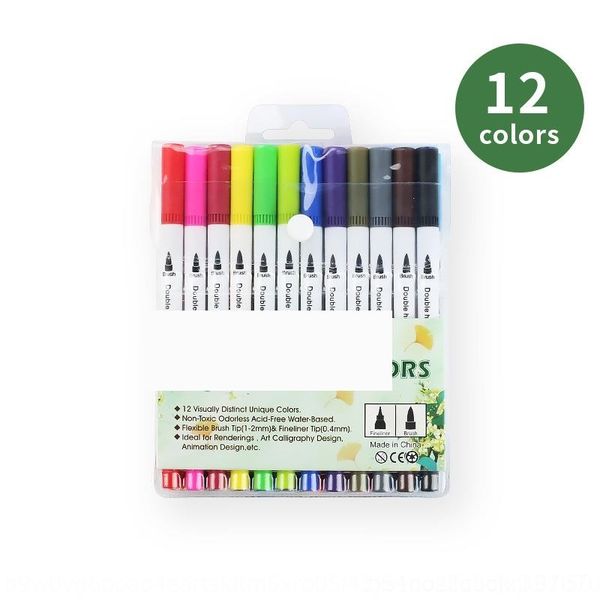 rio4 double et oft marker for art painting pen tudent double head et pen watercolor watercolorwater soft head marker for art s, Black;red 
rio4 double et oft marker for art painting pen tudent double head et pen watercolor watercolorwater soft head marker for art s, Black;red