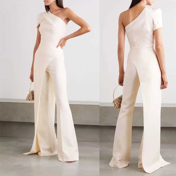 luxury evening dress 2021 women's autumn diagonal shoulder jumpsuit solid color pants, Black;gray
luxury evening dress 2021 women's autumn diagonal shoulder jumpsuit solid color pants, Black;gray