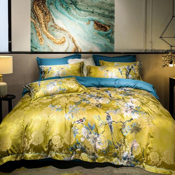 bedding sets 4pcs premium american jacquard satin duvet cover with zipper closure ultra soft set comforter bed sheet pillowcase
bedding sets 4pcs premium american jacquard satin duvet cover with zipper closure ultra soft set comforter bed sheet pillowcase