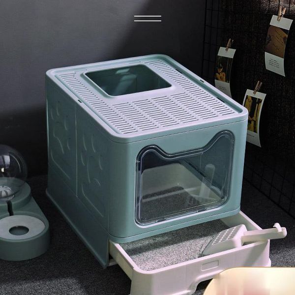 other cat supplies folding fully enclosed litter box large plastic cats toilet pet bedpans areneros para gatos products bn50lb
other cat supplies folding fully enclosed litter box large plastic cats toilet pet bedpans areneros para gatos products bn50lb