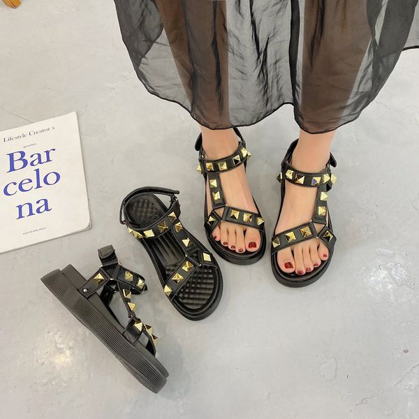 dress shoes female sandal clogs wedge women's soft high heels girls sports platform new multicolored gladiator studded summer bea, Black
dress shoes female sandal clogs wedge women's soft high heels girls sports platform new multicolored gladiator studded summer bea, Black