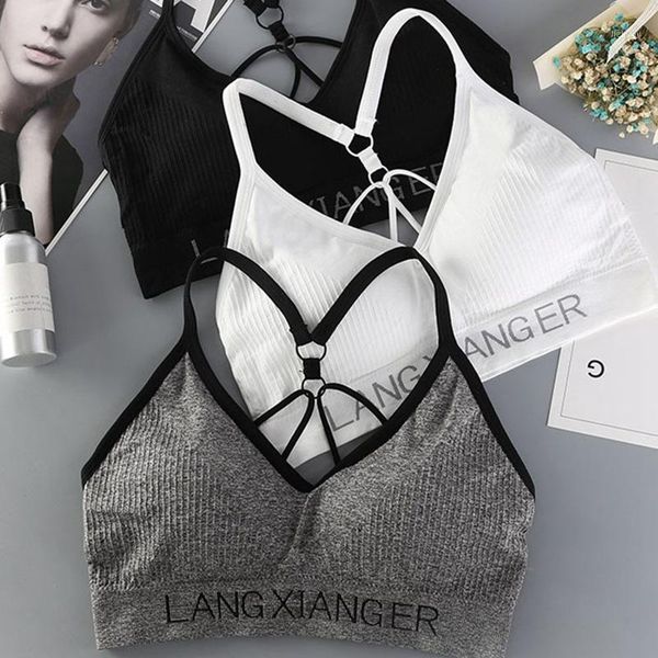 camisoles & tanks letter print tank for women push up bra lingerie wire fashion breathable underwear, Black;white
camisoles & tanks letter print tank for women push up bra lingerie wire fashion breathable underwear, Black;white