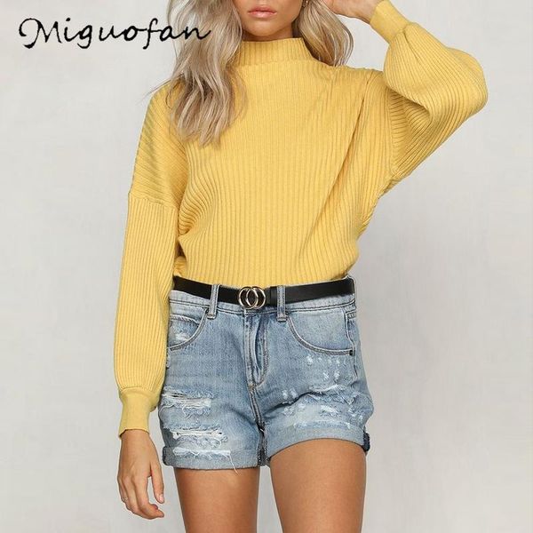 women's sweaters miguofan knitted pullovers sweater women turtleneck casual solid white yellow ladies female 2021 autumn winter, White;black
women's sweaters miguofan knitted pullovers sweater women turtleneck casual solid white yellow ladies female 2021 autumn winter, White;black