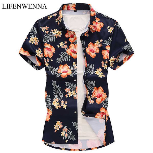 fashion flower printed short sleeve shirt men summer casual mens hawaii shirt slim fit mens floral shirts plus size 7xl 210528, White;black
fashion flower printed short sleeve shirt men summer casual mens hawaii shirt slim fit mens floral shirts plus size 7xl 210528, White;black