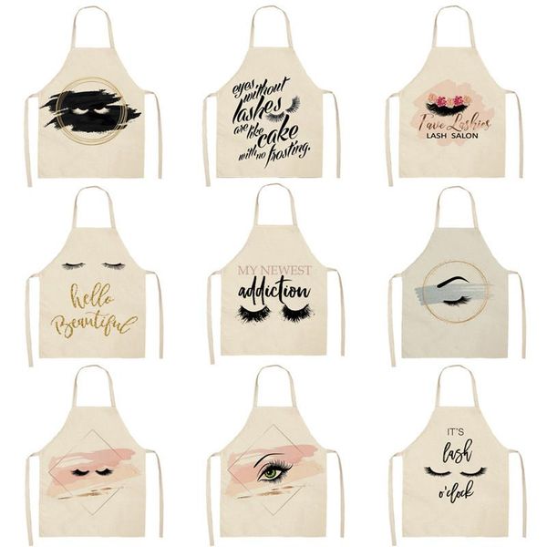 lovely eyelash pattern kitchen apron home cooking baking letter cleaning aprons for women tools clean accessories
lovely eyelash pattern kitchen apron home cooking baking letter cleaning aprons for women tools clean accessories