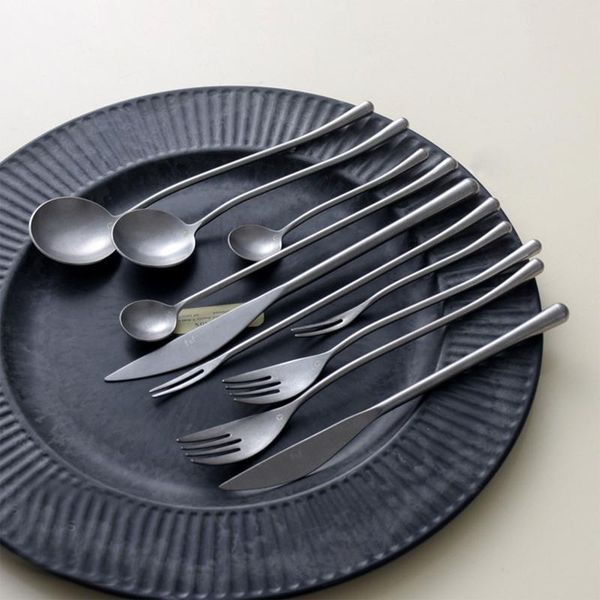 dinnerware sets vintage 304 stainless steel tableware fruit dessert fork steak knife teaspoon coffee spoon for kitchen home
dinnerware sets vintage 304 stainless steel tableware fruit dessert fork steak knife teaspoon coffee spoon for kitchen home