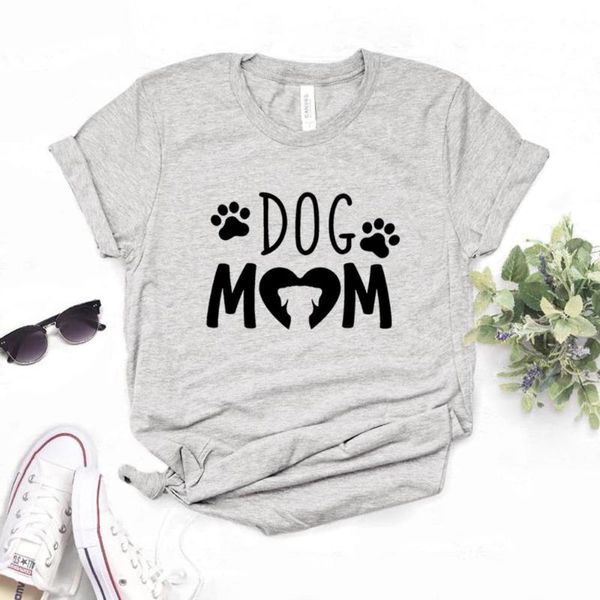 dog mom print women tshirt cotton casual funny t shirt gift for lady yong girl tee women's t-shirt, White
dog mom print women tshirt cotton casual funny t shirt gift for lady yong girl tee women's t-shirt, White