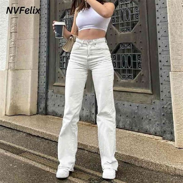 white straight leg jeans for women high waist stretch denim mom jean baggy pants casual comfort loose tassel fashion trousers 210915, Blue
white straight leg jeans for women high waist stretch denim mom jean baggy pants casual comfort loose tassel fashion trousers 210915, Blue