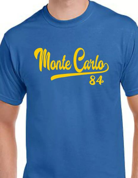 monte carlo 84 1984 tail script t-shirt american lowrider car tee all colors, White;black
monte carlo 84 1984 tail script t-shirt american lowrider car tee all colors, White;black
