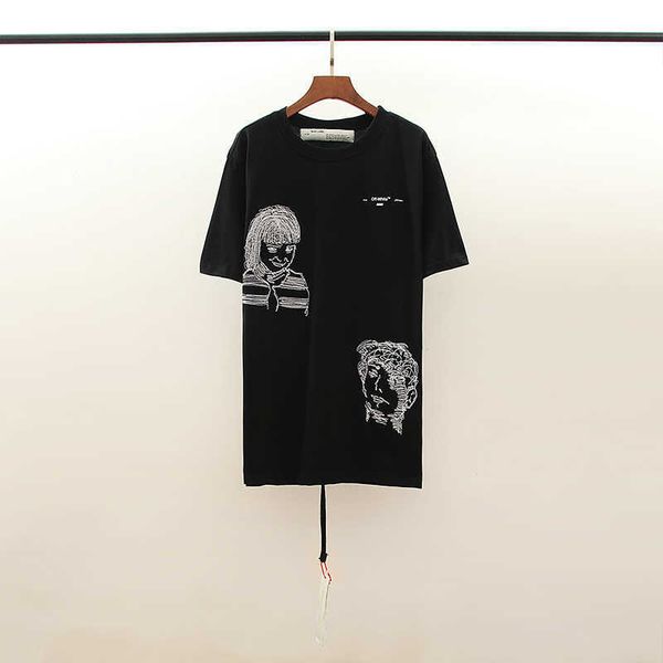2021 summer off fashion mens t shirt designer tshirts men and women short sleeve shirts high street casual clothes, White;black
2021 summer off fashion mens t shirt designer tshirts men and women short sleeve shirts high street casual clothes, White;black