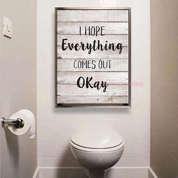 paintings i hope everything comes out okay bathroom poster canvas wall art tabledecoration for home restroom toilet decor
paintings i hope everything comes out okay bathroom poster canvas wall art tabledecoration for home restroom toilet decor