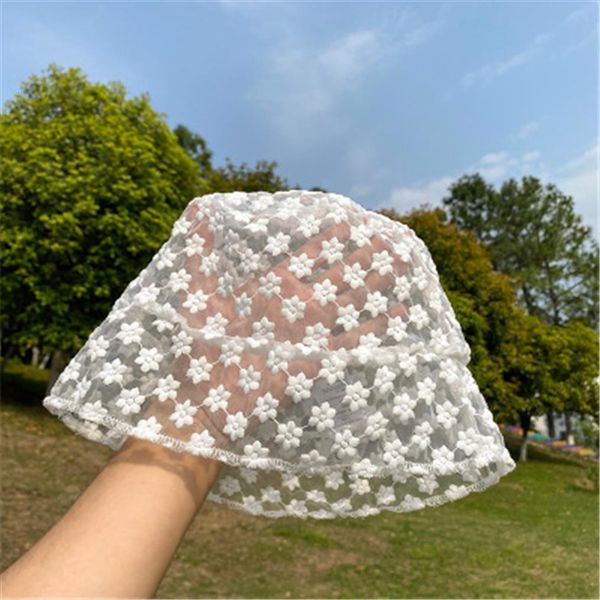 fashion flower hollow embroidery lace bucket hat female summer korean japan latest breathable thin mesh sun fisherman visor, Blue;gray
fashion flower hollow embroidery lace bucket hat female summer korean japan latest breathable thin mesh sun fisherman visor, Blue;gray