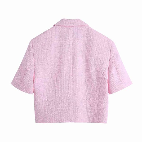 jackets women chic sweet little fragrant style buttoned long-sleeved lapel textured jacket vintage pink short female, Black;brown
jackets women chic sweet little fragrant style buttoned long-sleeved lapel textured jacket vintage pink short female, Black;brown